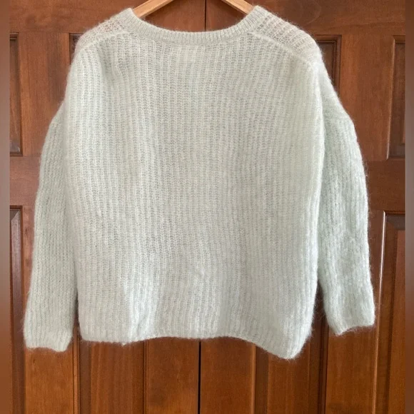 Sezane Light Mint Cardigan - Picture 3 of 7
